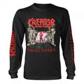 Front - Kreator Unisex Adult Terrible Certainty Long-Sleeved T-Shirt