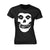 Front - Misfits Womens/Ladies Skull Teeth T-Shirt