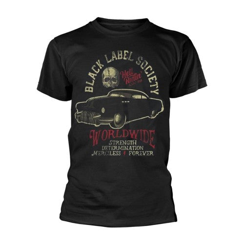 Front - Black Label Society Unisex Adult Hell Riding Worldwide T-Shirt