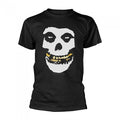 Front - Misfits Unisex Adult Skull Teeth T-Shirt