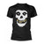 Front - Misfits Unisex Adult Skull Teeth T-Shirt