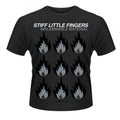 Front - Stiff Little Fingers Unisex Adult Inflammable Material T-Shirt