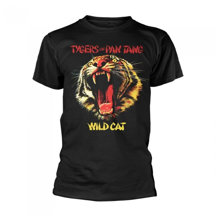 Front - Tygers Of Pan Tang Unisex Adult Wild Cat T-Shirt