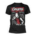 Front - The Exploited Unisex Adult Let´s Start A War T-Shirt