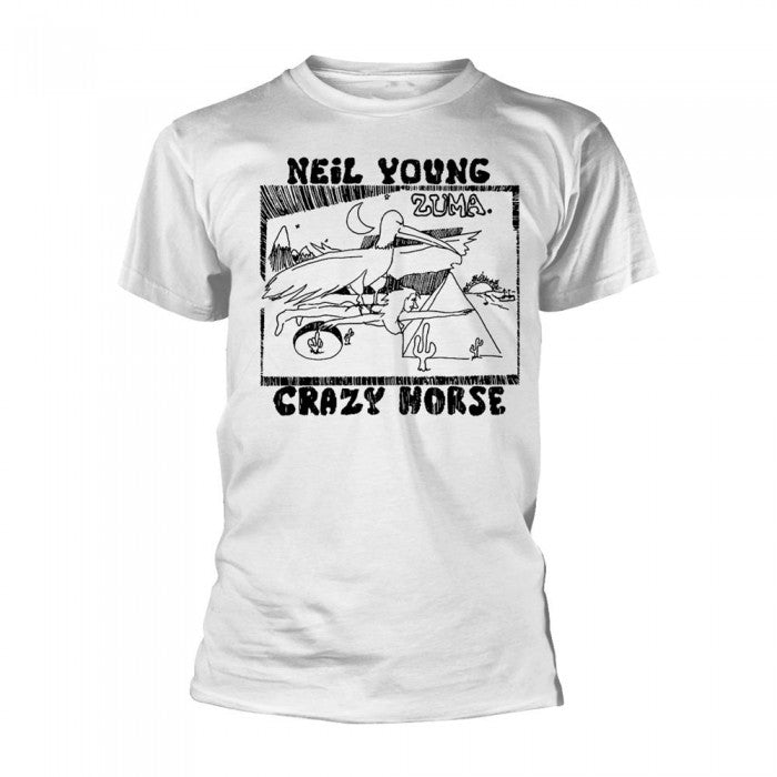 Front - Neil Young Unisex Adult Zuma T-Shirt