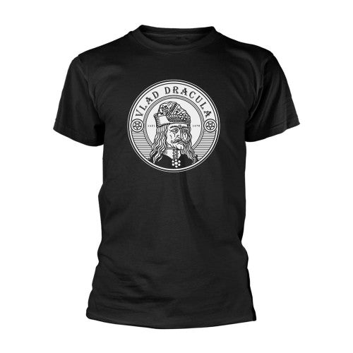 Front - Dracula Unisex Adult Vlad Dracula Circle T-Shirt