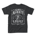 Front - Gas Monkey Garage Unisex Adult Flourish T-Shirt