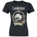 Front - Combichrist Unisex Adult Skull T-Shirt