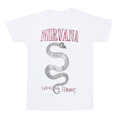Front - Nirvana Unisex Adult Serve The Servants Serpent T-Shirt
