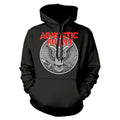 Front - Agnostic Front Unisex Adult Against All Eagle Hoodie