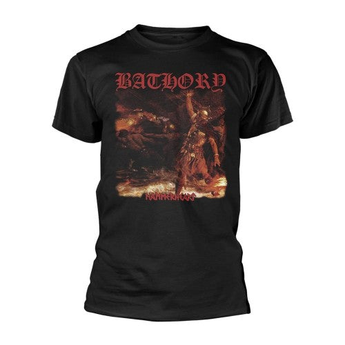 Front - Bathory Unisex Adult Hammerheart Back Print T-Shirt