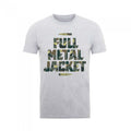 Front - Full Metal Jacket Unisex Adult Camo Bullets T-Shirt