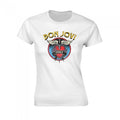 Front - Bon Jovi Womens/Ladies 1983 Heart T-Shirt
