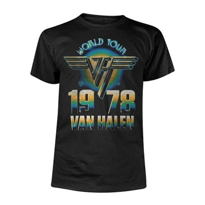 Front - Van Halen Unisex Adult World Tour ´78 T-Shirt