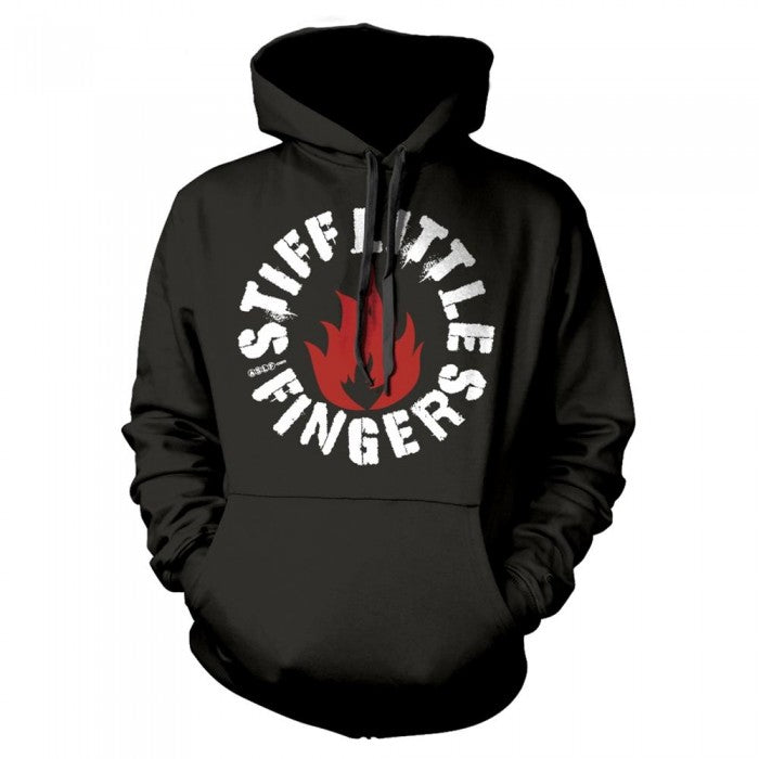 Front - Stiff Little Fingers Unisex Adult Punk Hoodie