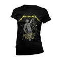 Front - Metallica Womens/Ladies And Justice For All Tracks T-Shirt