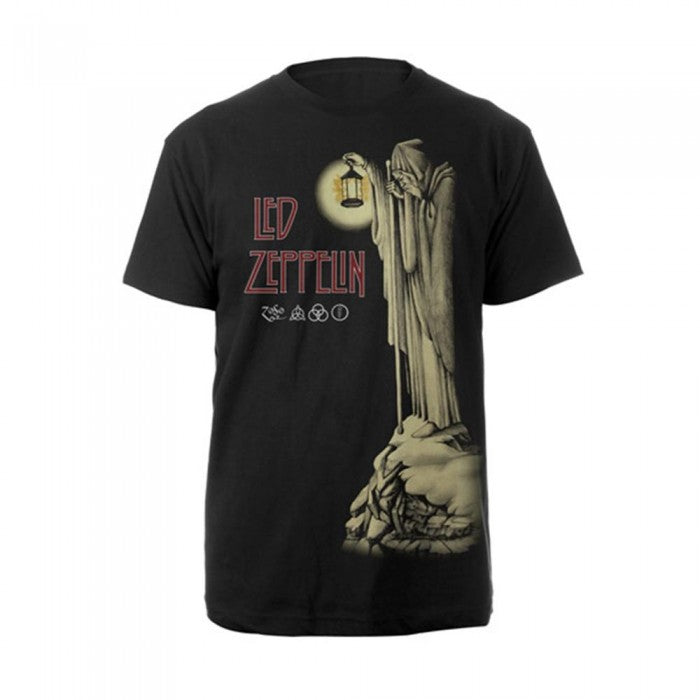 Front - Led Zeppelin Unisex Adult Hermit T-Shirt