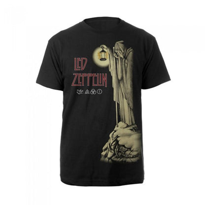 Front - Led Zeppelin Unisex Adult Hermit T-Shirt