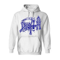 Front - Death Unisex Adult Leprosy Posterized Hoodie