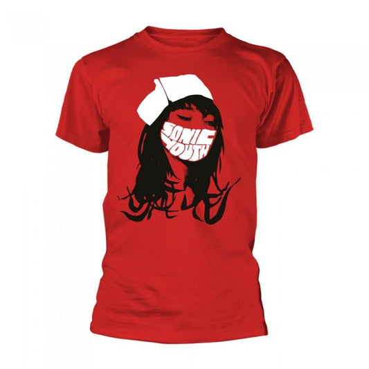 Front - Sonic Youth Unisex Adult Nurse T-Shirt