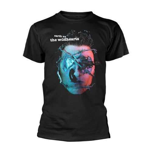 Front - The Wildhearts Unisex Adult Earth Vs The Wildhearts T-Shirt