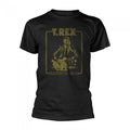 Front - T-Rex Unisex Adult Electric Warrior T-Shirt