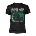 Front - Aura Noir Unisex Adult Deep Tracts Of Hell T-Shirt