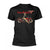 Front - Van Halen Unisex Adult Pinup Motorcycle T-Shirt