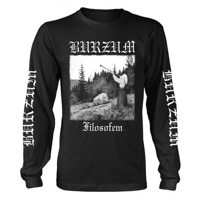 Front - Burzum Unisex Adult Filosofem 2018 Long-Sleeved T-Shirt