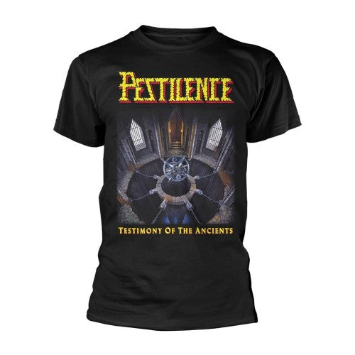 Front - Pestilence Unisex Adult Testimony Of The Ancients T-Shirt