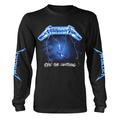 Front - Metallica Unisex Adult Ride The Lightning Long-Sleeved T-Shirt