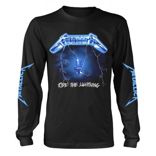 Front - Metallica Unisex Adult Ride The Lightning Long-Sleeved T-Shirt