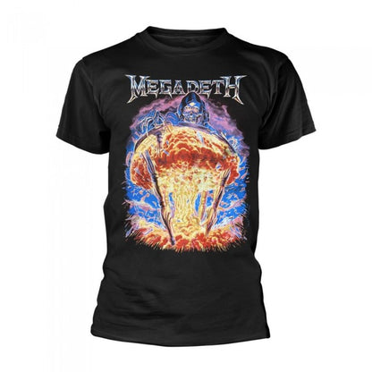 Front - Megadeth Unisex Adult Bomb Splatter T-Shirt