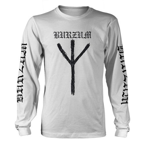 Front - Burzum Unisex Adult Rune Long-Sleeved T-Shirt