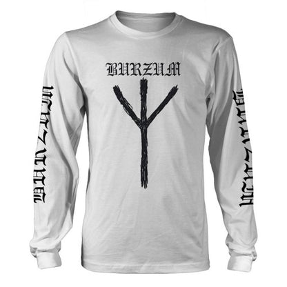 Front - Burzum Unisex Adult Rune Long-Sleeved T-Shirt
