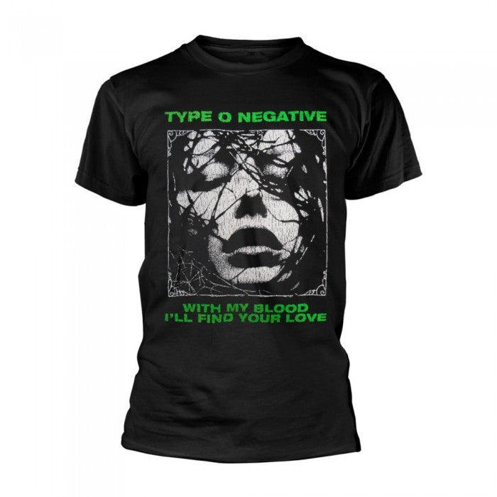 Front - Type O Negative Unisex Adult With My Blood T-Shirt