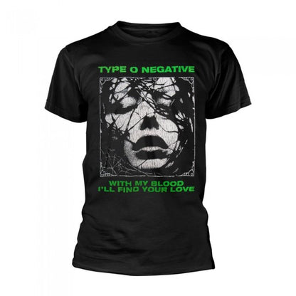 Front - Type O Negative Unisex Adult With My Blood T-Shirt