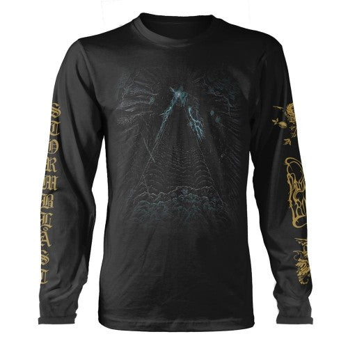 Front - Dimmu Borgir Unisex Adult Stormblast Long-Sleeved T-Shirt