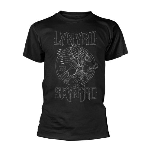 Front - Lynyrd Skynyrd Unisex Adult 73 Eagle Guitar T-Shirt