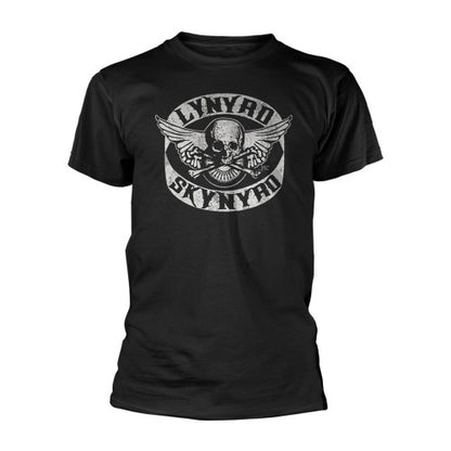 Front - Lynyrd Skynyrd Unisex Adult Biker Badge T-Shirt