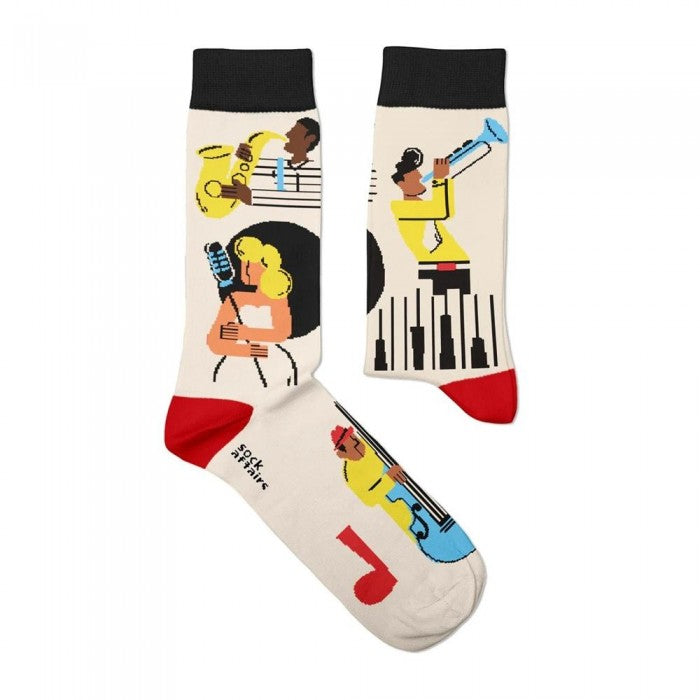 Front - Sock Affairs Unisex Adult Jazz It Up Socks