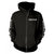 Front - Burzum Unisex Adult Black Metal Full Zip Hoodie
