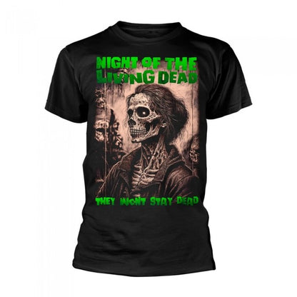 Front - Night Of The Living Dead Unisex Adult Zombie F2 T-Shirt