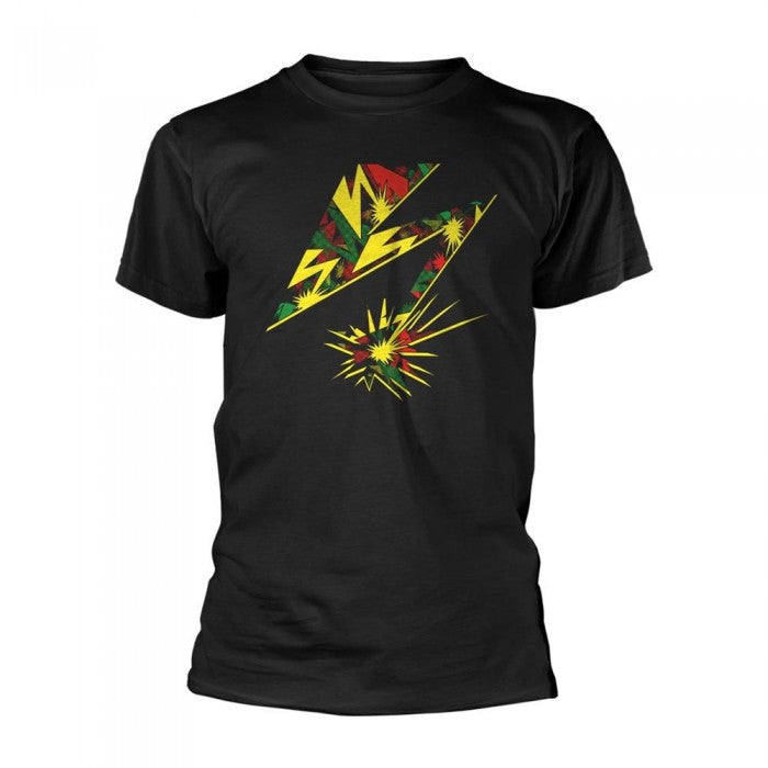 Front - Bad Brains Unisex Adult Camo Bolt T-Shirt
