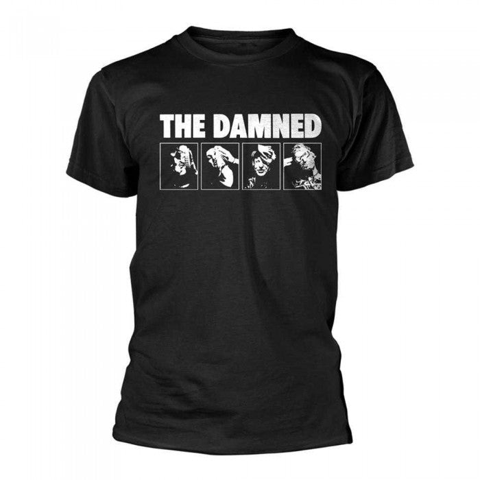 Front - The Damned Unisex Adult Headshot T-Shirt