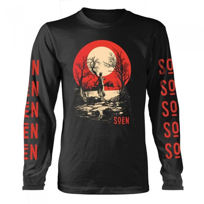 Front - Soen Unisex Adult Redmoon Long-Sleeved T-Shirt