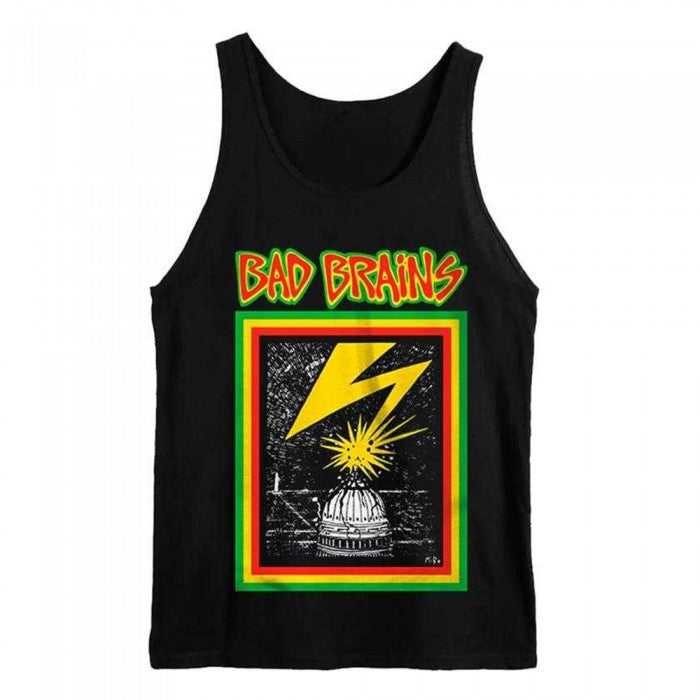 Front - Bad Brains Unisex Adult Logo Tank Top