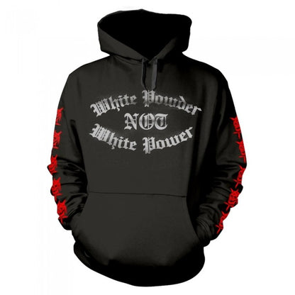Front - Nachtmystium Unisex Adult White Powder Hoodie