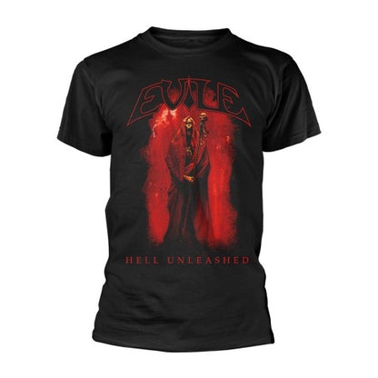 Front - Evile Unisex Adult Hell Unleashed Back Print T-Shirt
