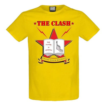 Front - The Clash Unisex Adult Know Your Rights T-Shirt